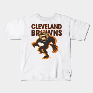 Cleveland Browns BullDawg Whoosh Growler Kids T-Shirt